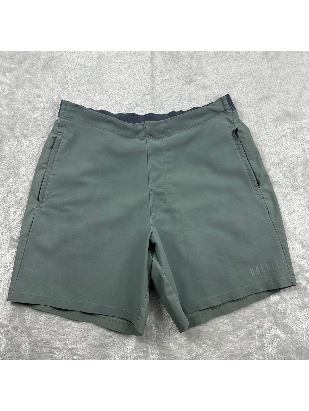 NOBULL Men's Green Training Shorts workout shorts active wear shorts.